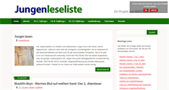 Desktop Screenshot of jungenleseliste.de